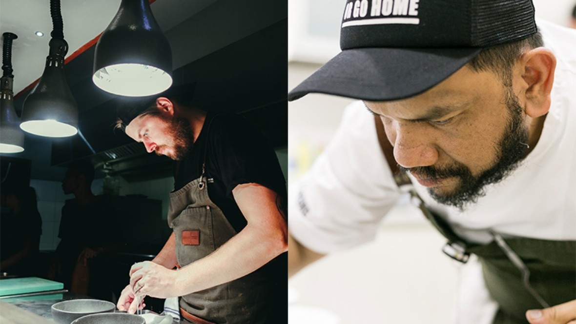 Indonesia-born chef Ray Adriansyah and Dutch-born chef Eelke Plasmeijer