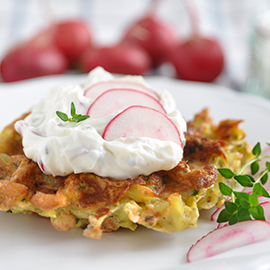 Mashed potato waffle